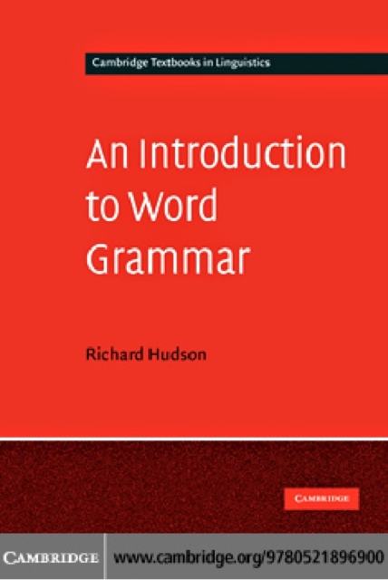 Introduction to Word Grammar, PDF eBook