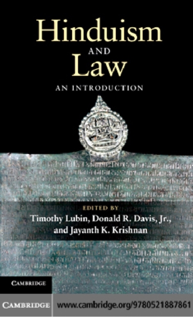 Hinduism and Law : An Introduction, PDF eBook