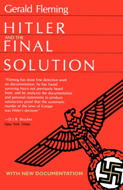 Hitler and the Final Solution, Paperback / softback Book