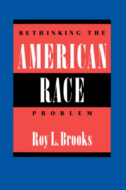 Rethinking the American Race Problem, Paperback / softback Book
