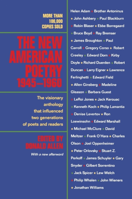 The New American Poetry, 1945-1960, Paperback / softback Book