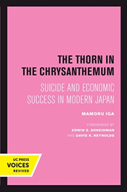 The Thorn in the Chrysanthemum : Suicide and Economic Success in Modern Japan, Paperback / softback Book