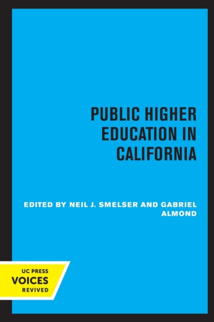 Public Higher Education in California, Paperback / softback Book