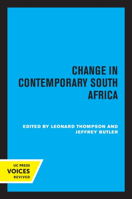 Change in Contemporary South Africa, Paperback / softback Book