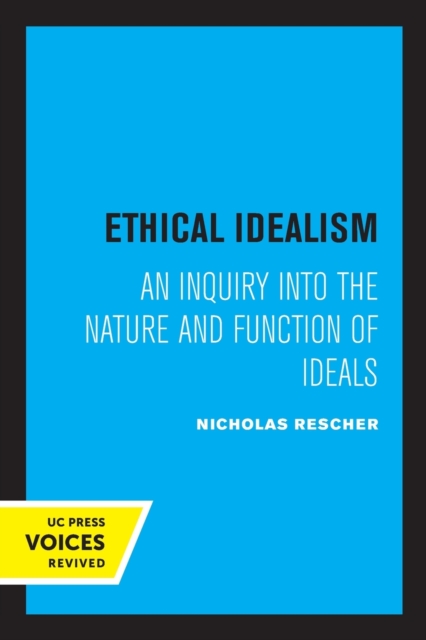 Ethical Idealism, Paperback / softback Book