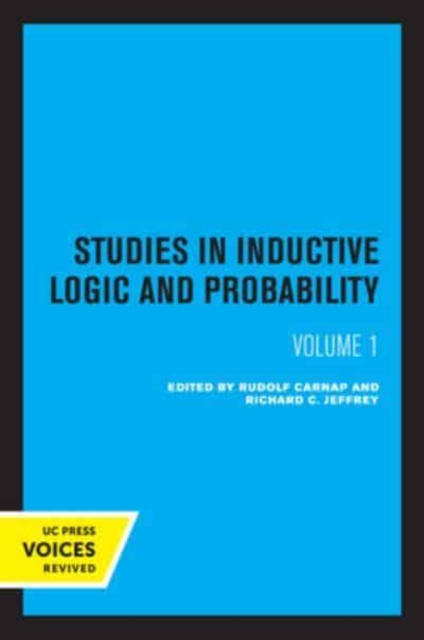 Studies in Inductive Logic and Probability, Volume I, Paperback / softback Book