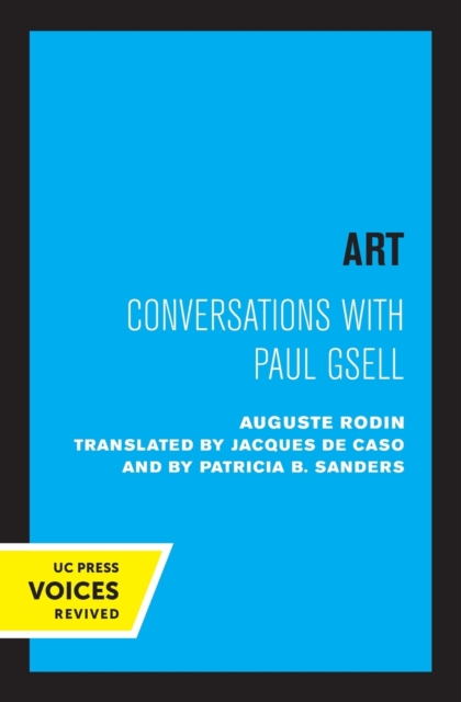 Art : Conversations with Paul Gsell, Paperback / softback Book