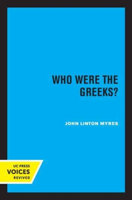 Who Were the Greeks?, Paperback / softback Book