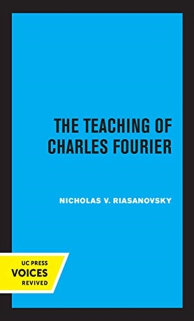 The Teaching of Charles Fourier, Hardback Book