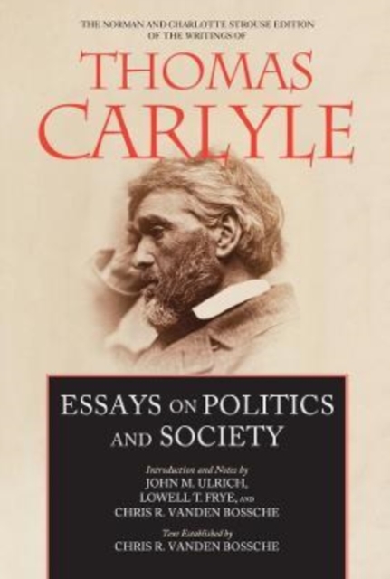 Essays on Politics and Society, Hardback Book