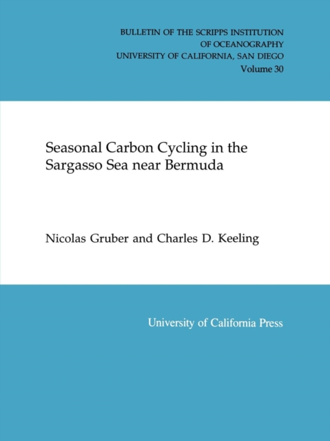 Seasonal Carbon Cycling in the Sargasso Sea Near Bermuda, PDF eBook