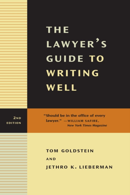 The Lawyer's Guide to Writing Well, EPUB eBook