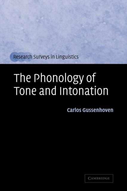 The Phonology of Tone and Intonation, Paperback / softback Book