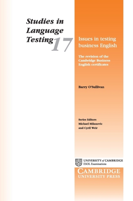 Issues in Testing Business English : The Revision of the Cambridge Business English Certificates, Paperback / softback Book