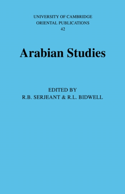 Arabian Studies, Paperback / softback Book