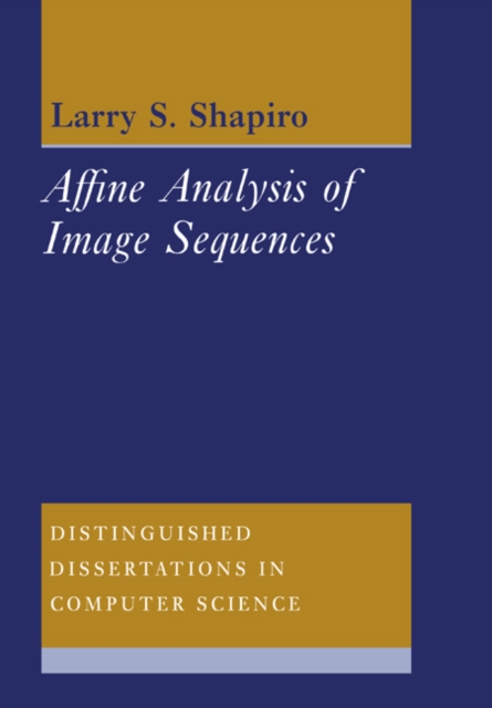 Affine Analysis of Image Sequences, Paperback / softback Book