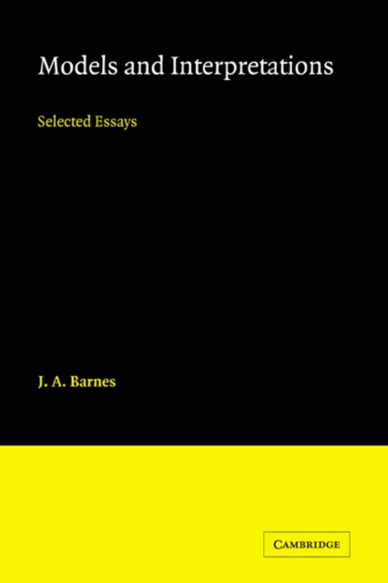 Models and Interpretations : Selected Essays, Paperback / softback Book