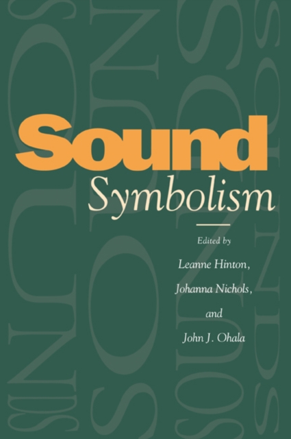 Sound Symbolism, Paperback / softback Book