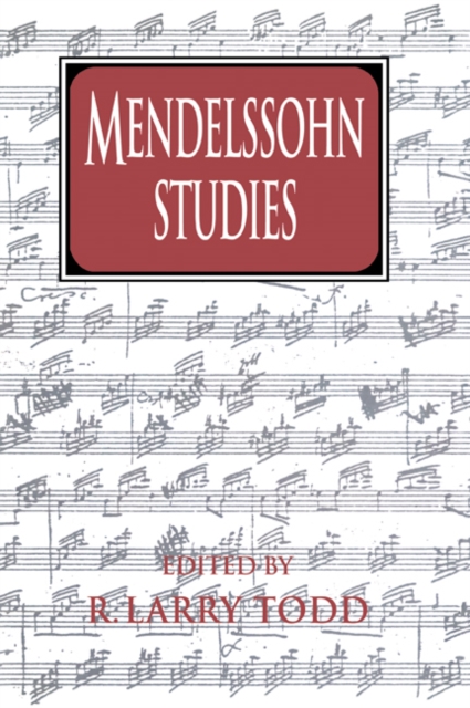 Mendelssohn Studies, Paperback / softback Book
