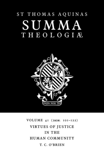 Summa Theologiae: Volume 41, Virtues of Justice in the Human Community : 2a2ae. 101-122, Paperback / softback Book