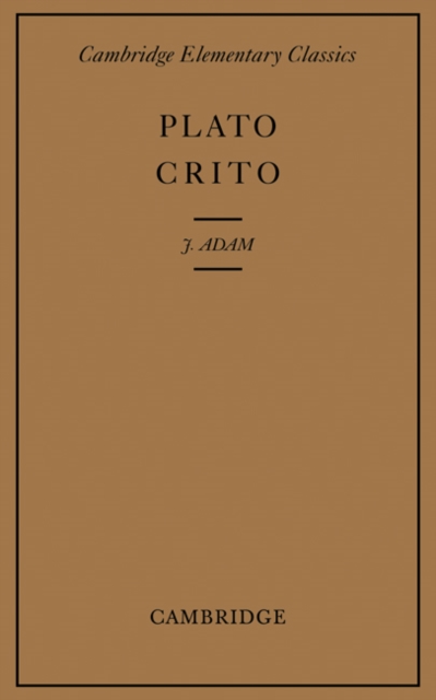 Crito, Paperback / softback Book
