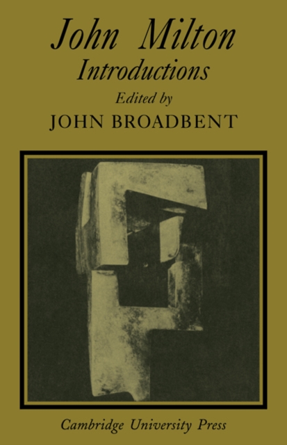 John Milton: Introductions, Paperback / softback Book