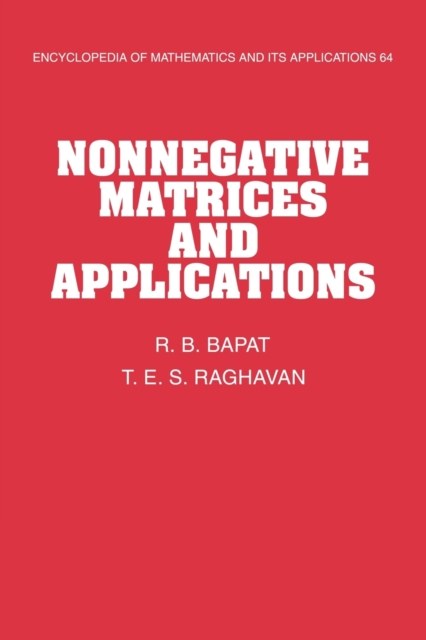 Nonnegative Matrices and Applications, Paperback / softback Book