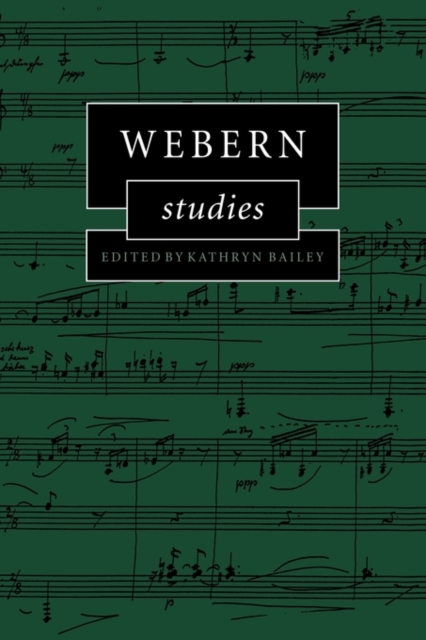 Webern Studies, Paperback / softback Book