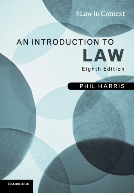 An Introduction to Law, Paperback / softback Book