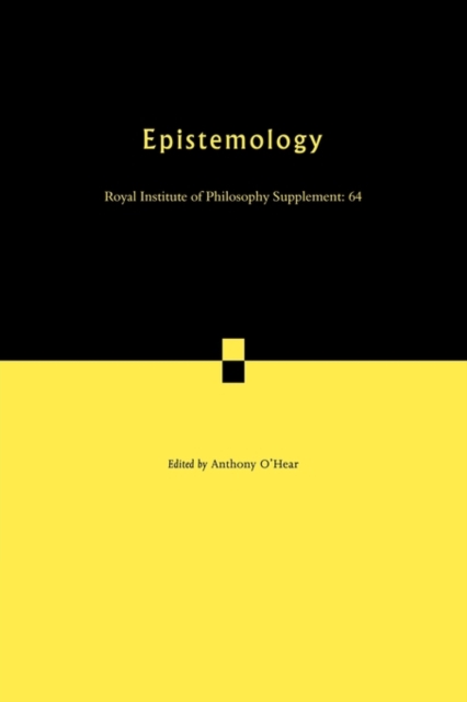 Epistemology, Paperback / softback Book