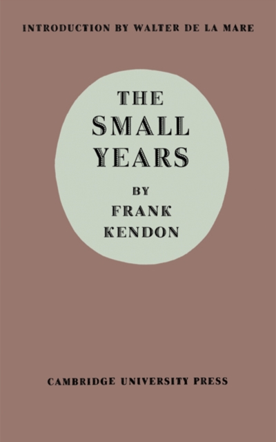 The Small Years, Paperback / softback Book