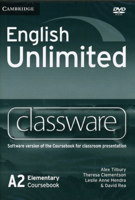English Unlimited Elementary Classware DVD-ROM, DVD-ROM Book