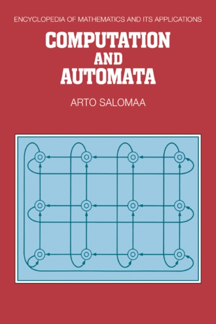 Computation and Automata, Paperback / softback Book