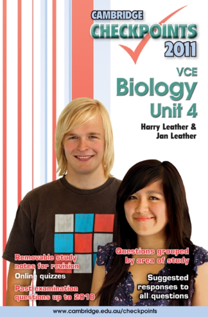 Cambridge Checkpoints VCE Biology Unit 4 2011, Paperback / softback Book