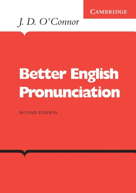 Better English Pronunciation, Paperback / softback Book