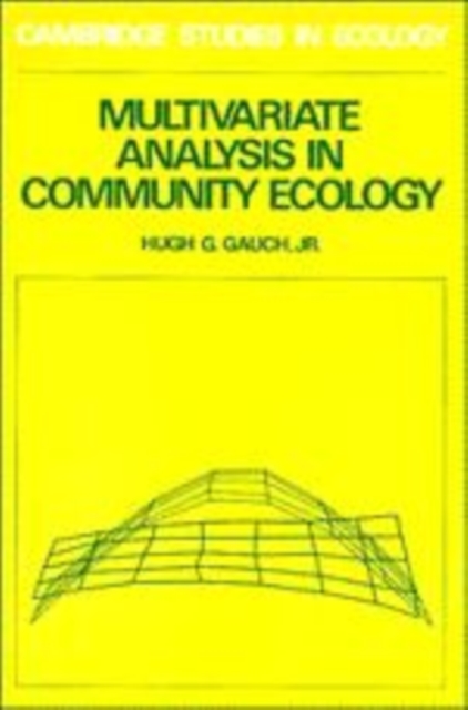 Multivariate Analysis in Community Ecology, Hardback Book