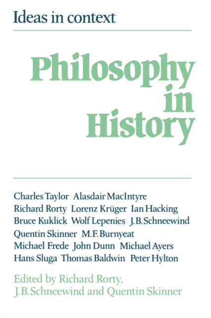 Philosophy in History : Essays in the Historiography of Philosophy, Paperback / softback Book