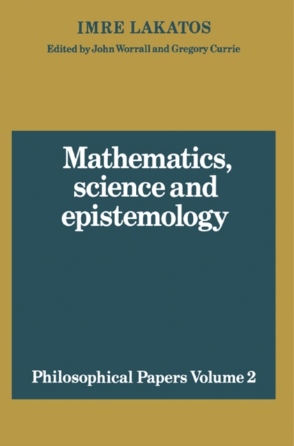 Mathematics, Science and Epistemology: Volume 2, Philosophical Papers, Paperback / softback Book