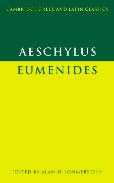Aeschylus: Eumenides, Paperback / softback Book