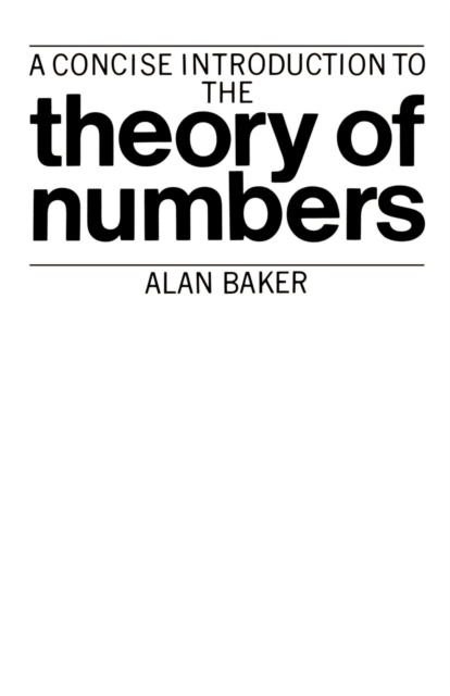 A Concise Introduction to the Theory of Numbers, Paperback / softback Book