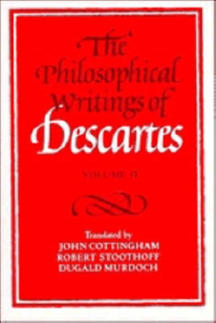 The Philosophical Writings of Descartes: Volume 2, Paperback / softback Book