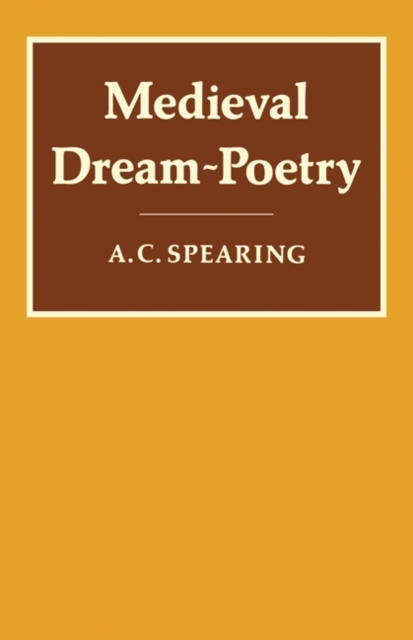Medieval Dream-Poetry, Paperback / softback Book