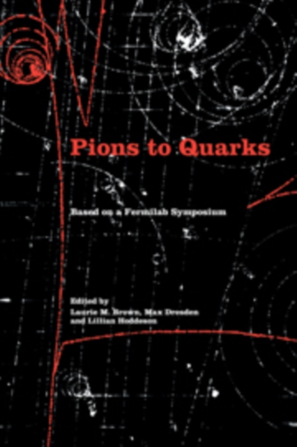 Pions to Quarks : Particle Physics in the 1950s, Hardback Book
