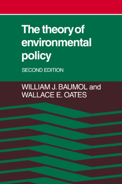 The Theory of Environmental Policy, Paperback / softback Book