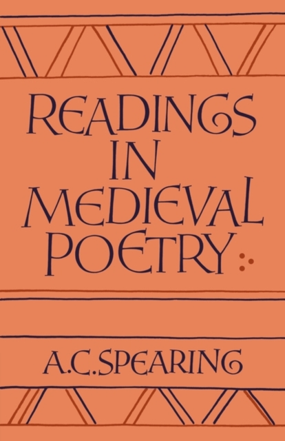 Readings in Medieval Poetry, Paperback / softback Book