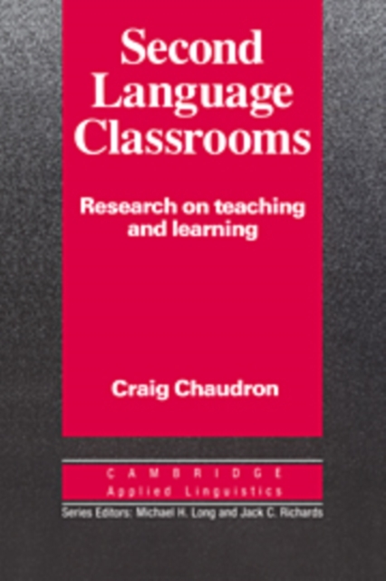 Second Language Classrooms : Research on Teaching and Learning, Hardback Book