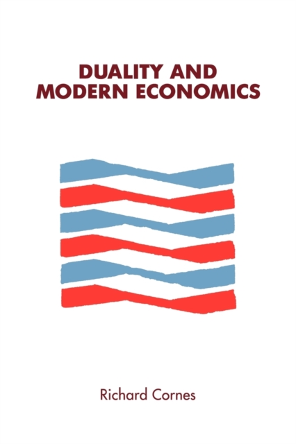 Duality and Modern Economics, Paperback / softback Book