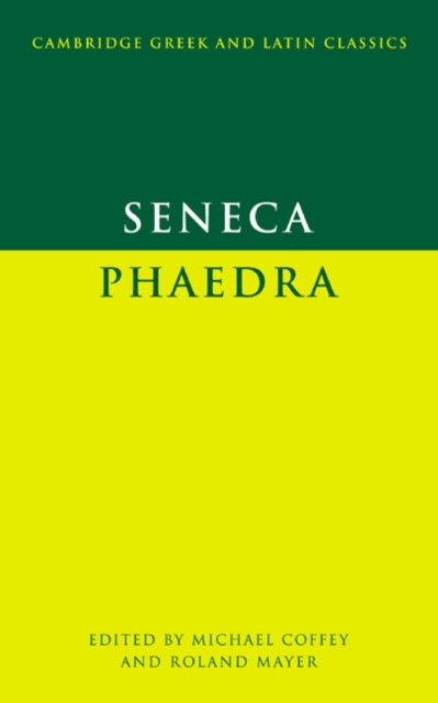 Seneca: Phaedra, Paperback / softback Book