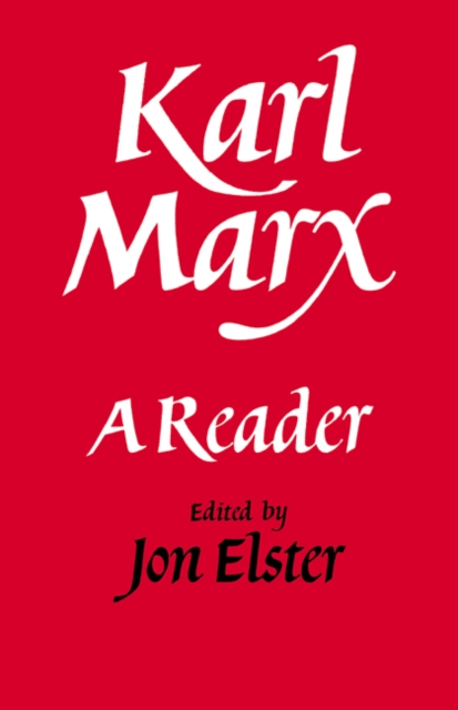 Karl Marx : A Reader, Paperback / softback Book