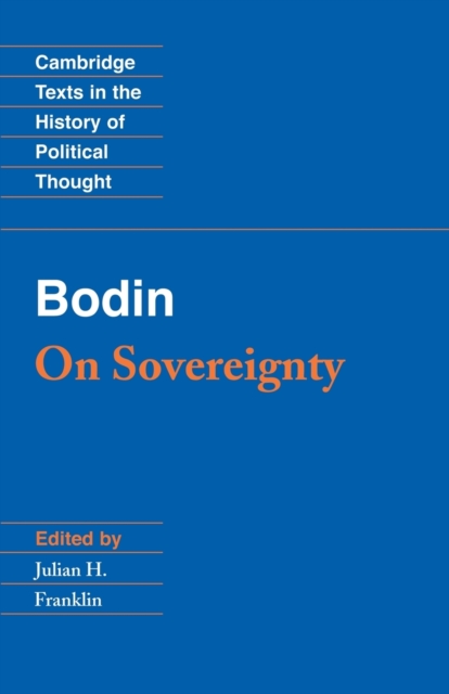 Bodin: On Sovereignty, Paperback / softback Book